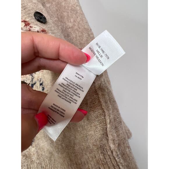 NEW Rails Millie Cardigan Wool Blend Button Front Sweater Mauve Meadow Size: XS - Picture 5 of 7